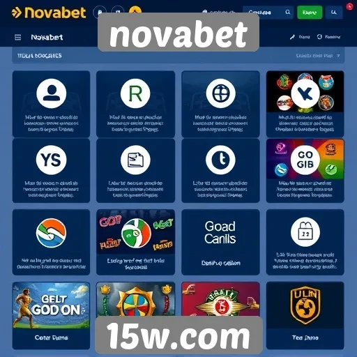 Análise das funcionalidades do site de jogos Novabet